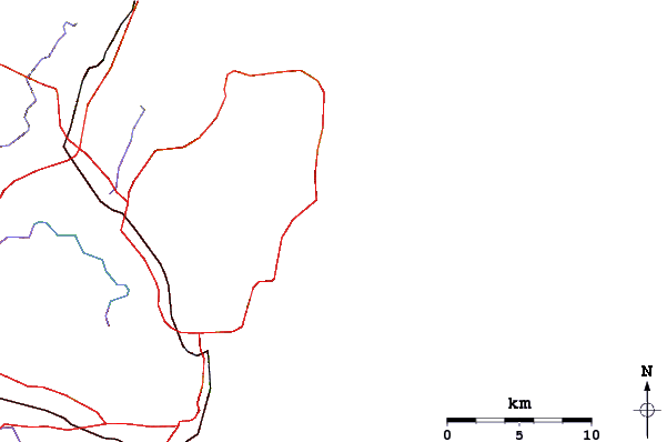 Strade e fiumi intorno Dee Why Point