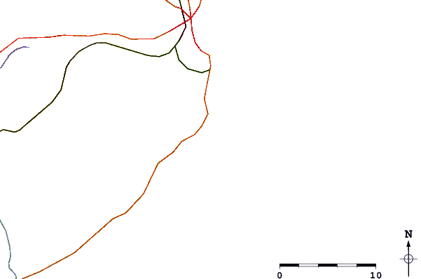 Strade e fiumi intorno Diva (Mar del Plata)