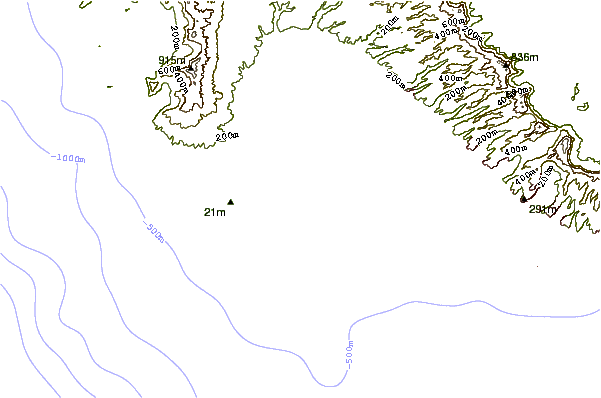 shoreline intorno Duds Reef
