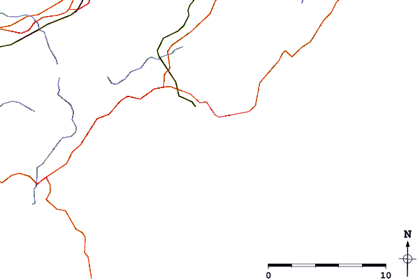 Strade e fiumi intorno Falmouth - Swanpool