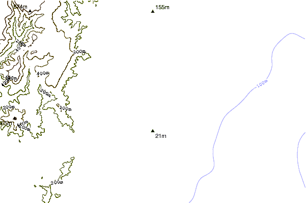 shoreline intorno Golf Course Reef