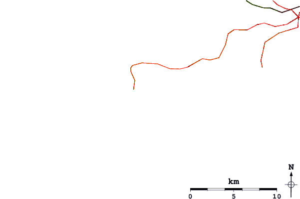 Strade e fiumi intorno Horton