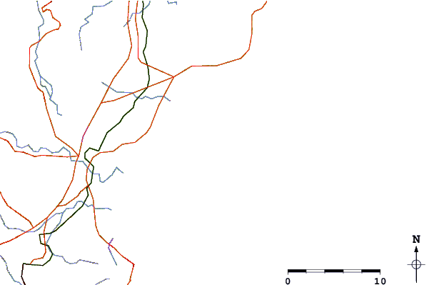 Strade e fiumi intorno JD Reef