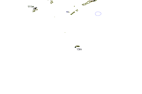 shoreline intorno Jabal Zarain