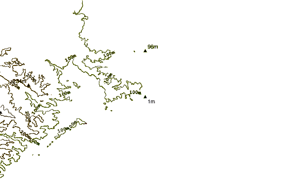 shoreline intorno Jarosite Reef