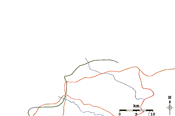 Strade e fiumi intorno Jobo's
