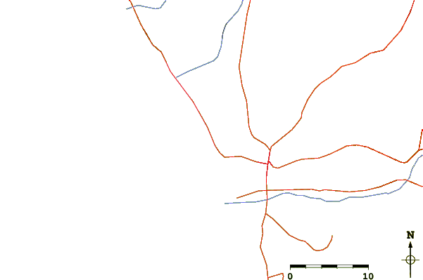 Strade e fiumi intorno KM-200 - Totoritas