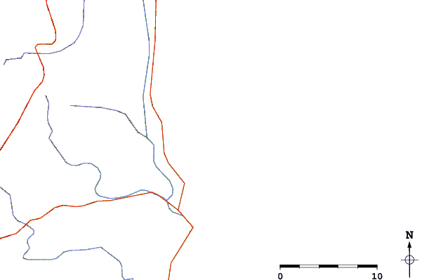 Strade e fiumi intorno Kaiaua Bay