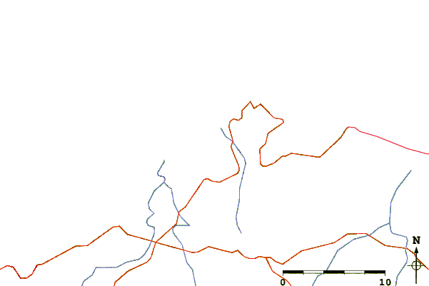 Strade e fiumi intorno Kumcağız (Kumcagiz)