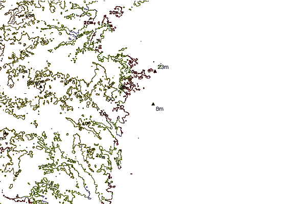 shoreline intorno Loch Arbor