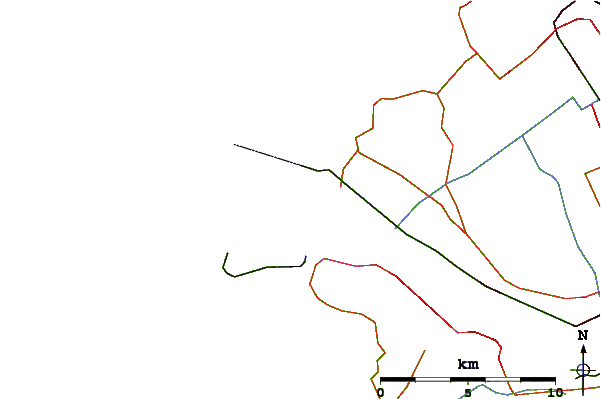 Strade e fiumi intorno Maasexpress