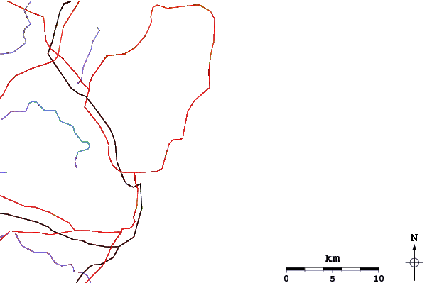 Strade e fiumi intorno Manly-South Steyne