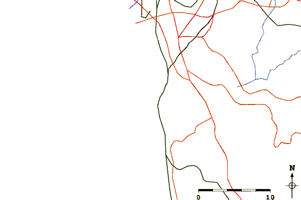Strade e fiumi intorno Miramar