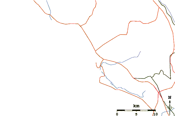 Strade e fiumi intorno Morro Bay