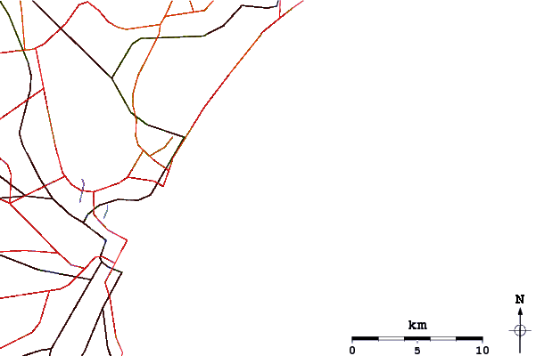 Strade e fiumi intorno Nahant Beach