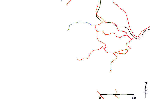 Strade e fiumi intorno Piha North