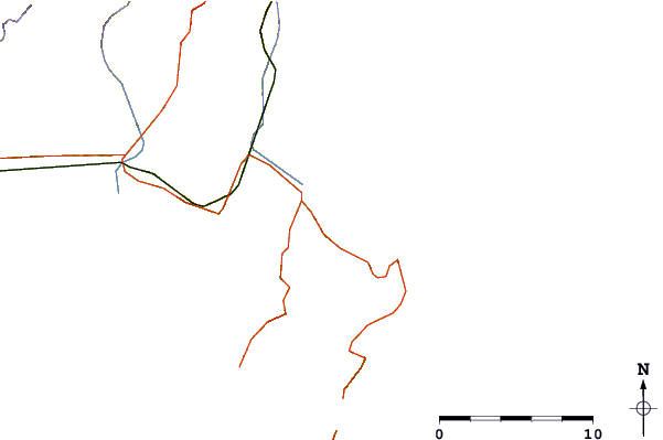 Strade e fiumi intorno Oraka Beach