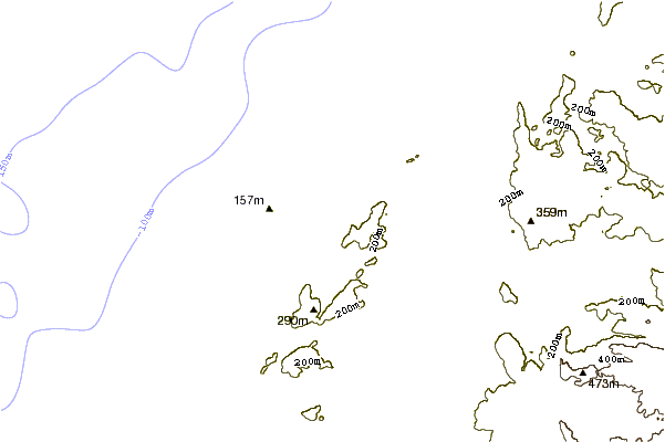 shoreline intorno Ponzos