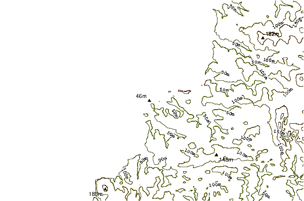 shoreline intorno Porthjoke