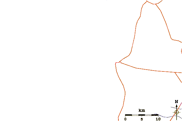 Strade e fiumi intorno Punta Negra