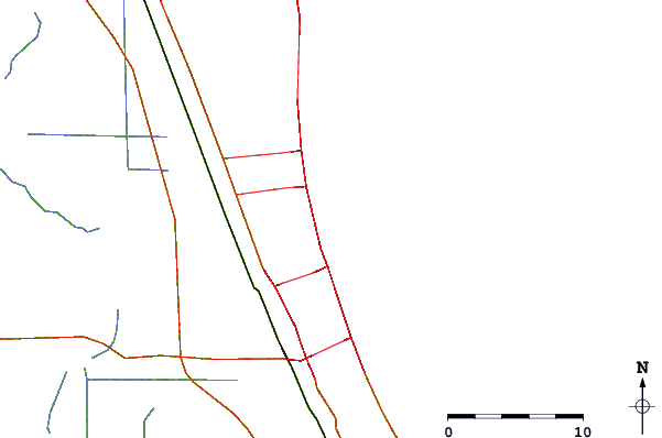 Strade e fiumi intorno Satellite Beach/RCs