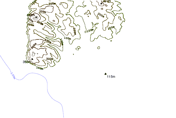 shoreline intorno Southend Reef