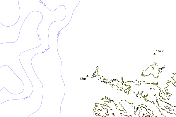 shoreline intorno Spanish Bay-Cobblestones