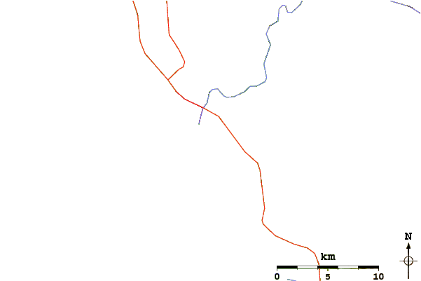 Strade e fiumi intorno State Line