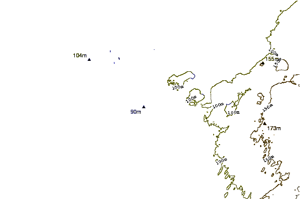 shoreline intorno Stony Point