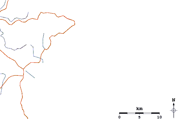 Strade e fiumi intorno Tawharanui