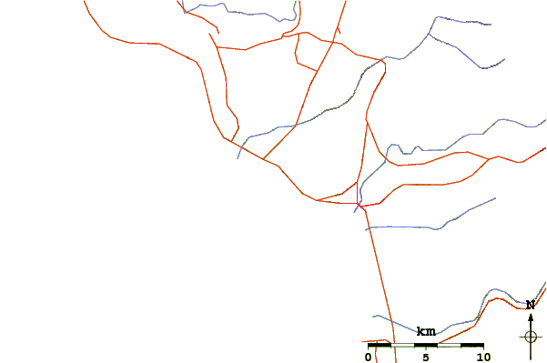 Strade e fiumi intorno 3Ms