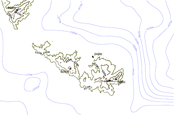 shoreline intorno Kolimbithres West (Tinos)