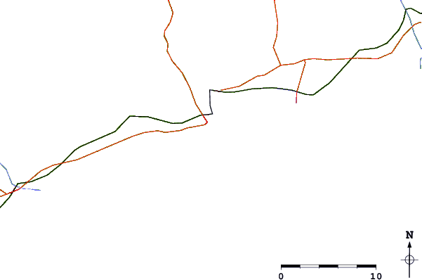 Strade e fiumi intorno Vila Real de Santo Antonio