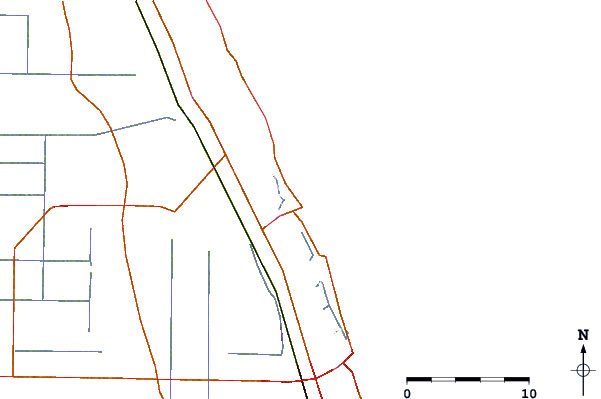 Strade e fiumi intorno Wabasso