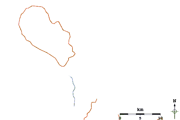 Strade e fiumi intorno Waikawau Bay
