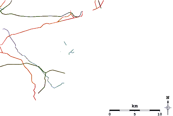Strade e fiumi intorno Walton-On-The-Naze