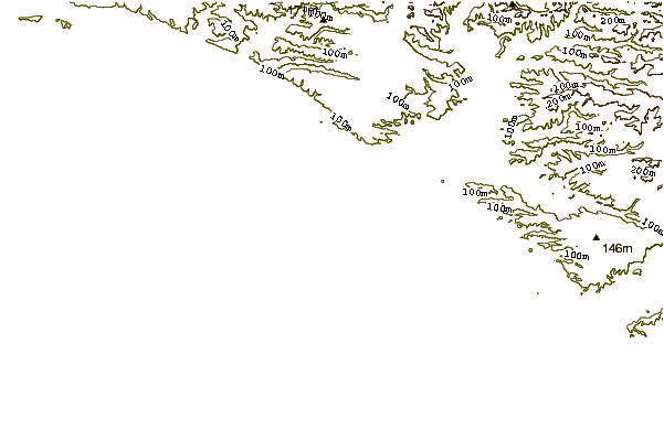 shoreline intorno Wanganui River Mouth