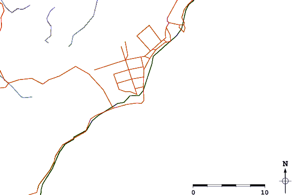 Strade e fiumi intorno Whale Watch Reef