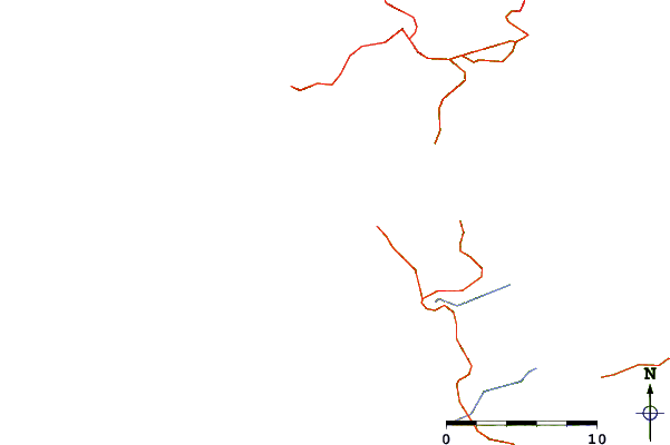 Strade e fiumi intorno Whatipu