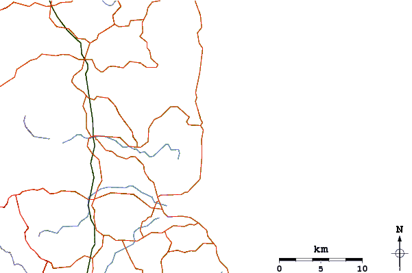 Strade e fiumi intorno Yaroomba Beach