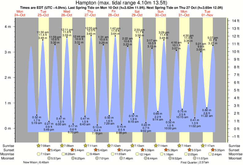 diagramma di marea per vicino Fox Hill Point surf break